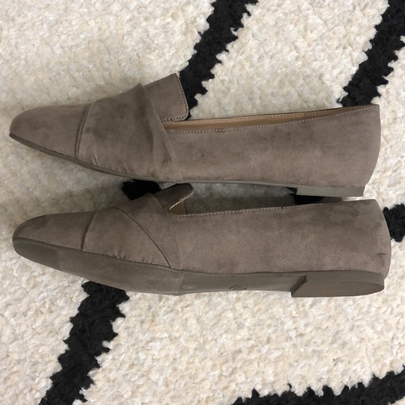 a.n.a Ana Gray 9.5 Flats Loafers Suede New Grey Karolina - Picture 4 of 6